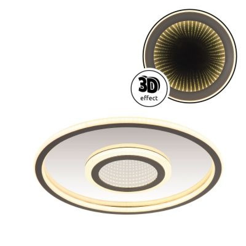 CARAceiling light metal grey matt, LED