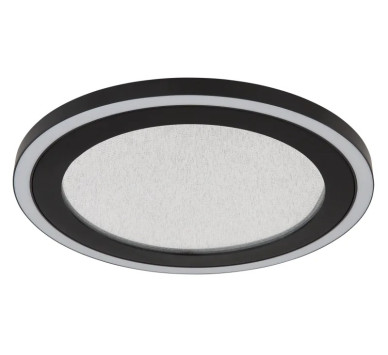 DAVIESceiling light metal black matt, LED