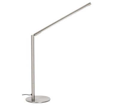 CARLOtable lamp metal nickel matt, LED