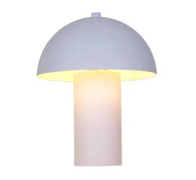BERTtable lamp metal white matt, 1x E14