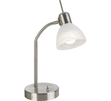 DAYTONAtable lamp metal nickel matt, 1x E14 LED