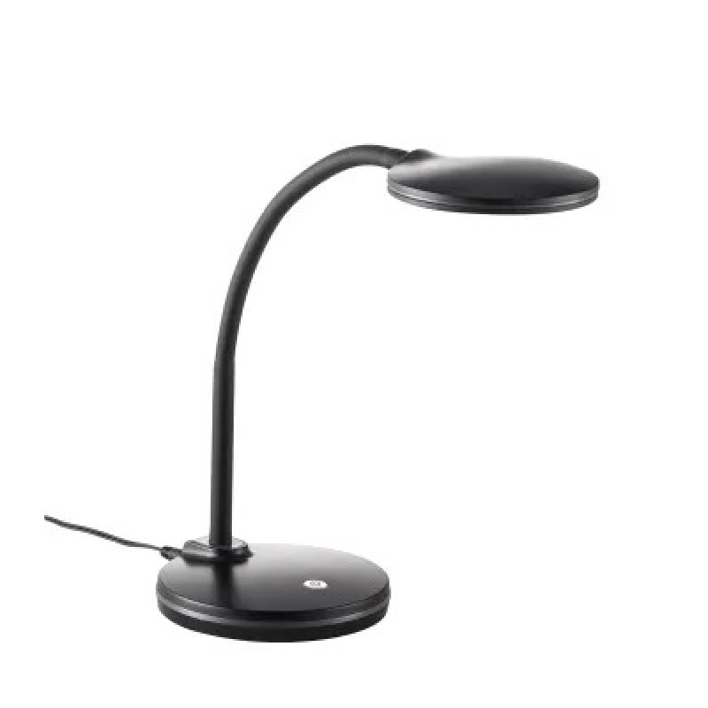 CARMENtable lamp plastic black, LED