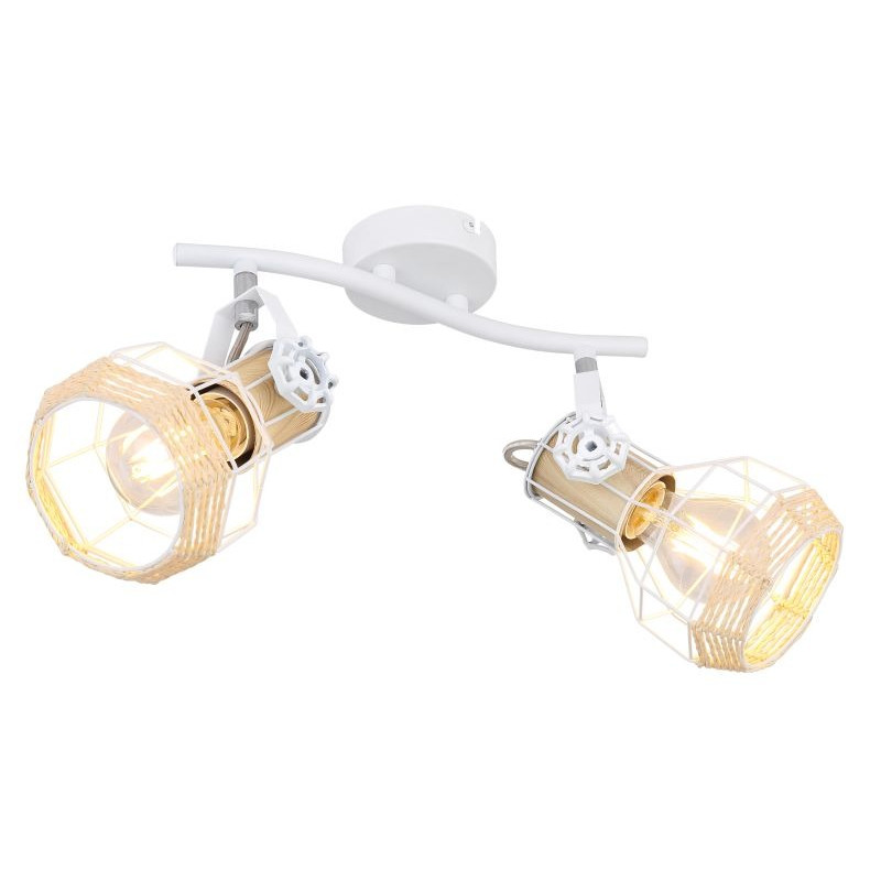 BANAspotlights metal white, 2x E27