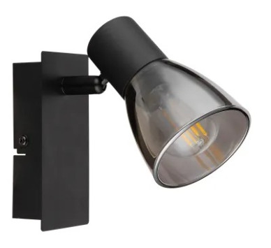 CLAUDEspotlights metal black matt, 1x E14