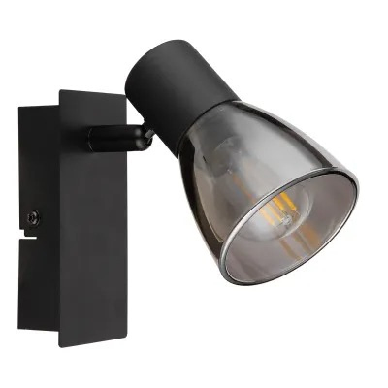 CLAUDEspotlights metal black matt, 1x E14
