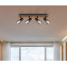 CLAUDEspotlights wood dark brown, 4x E14