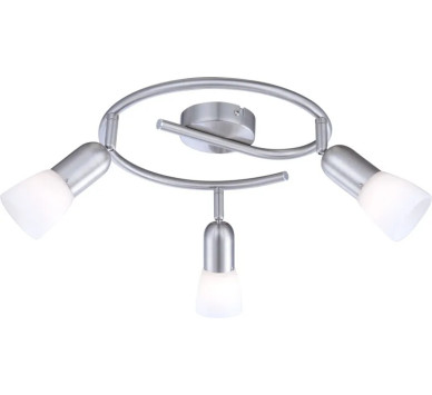 CATHYspotlights metal nickel matt, 3x E14