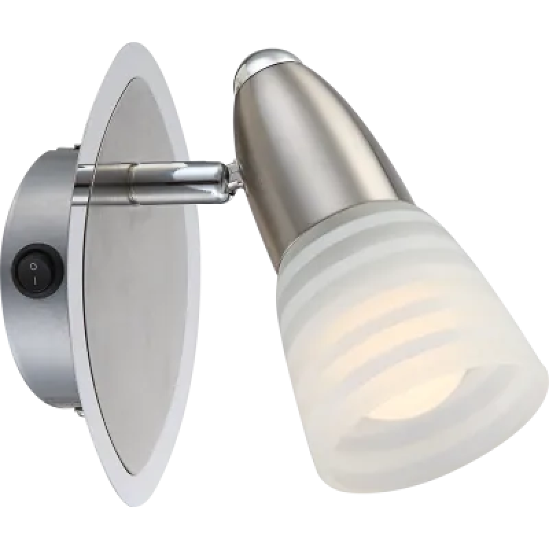 CALEBLED spotlights metal chromed, 1x E14 LED