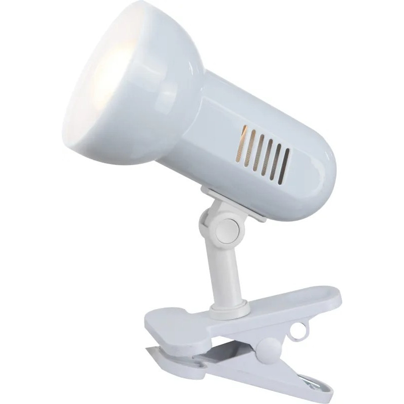 BASICclamp light metal white, 1x E27 R63