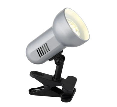 BASICclamp light metal black, 1x E27 R63