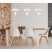 CHRISTINEpendant lamp plaster white, 1x E27