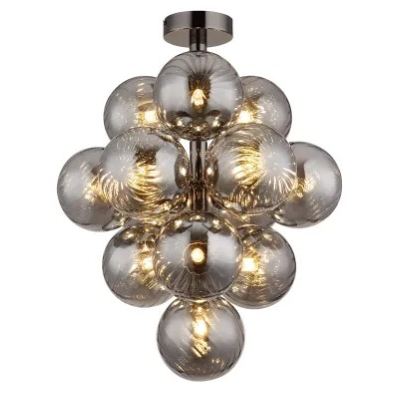CONORceiling light metal gunmetal, 13x G9 LED
