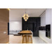 CONORpendant lamp metal black matt, 13x G9 LED