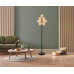 CONORFloor lamp metal black matt, 13x G9 LED