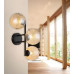 CONORwall light metal black matt, 3x G9 LED