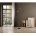 BRISBONFloor lamp metal black matt, 2x GU10 LED