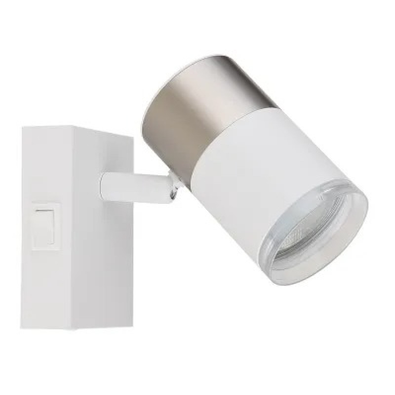 BRISBONspotlights metal white matt, 1x GU10