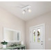 BRISBONspotlights metal white matt, 2x GU10