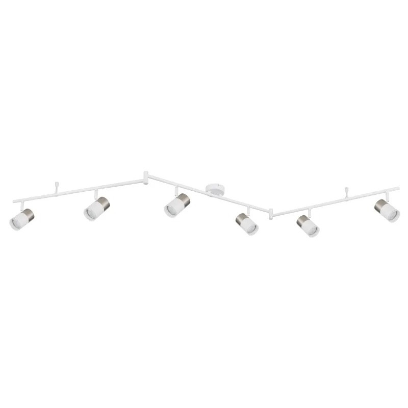 BRISBONspotlights metal white matt, 6x GU10