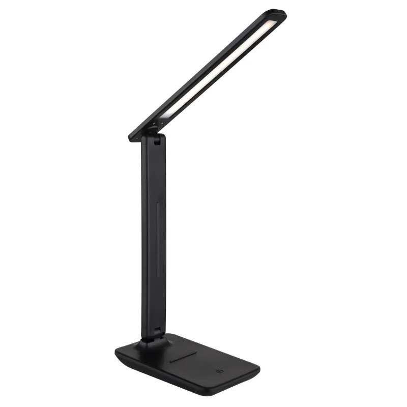 BRIGHTONtable lamp plastic black matt, LED