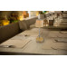 CARLOStable lamp plastic sand colored matt, LED