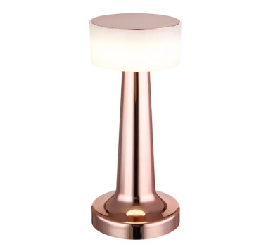 ANGELIKAtable lamp plastic copper colored matt, LED