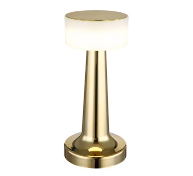 ANGELIKAtable lamp plastic brass-coloured matt, LED