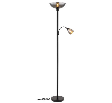 BLADEFloor lamp metal black matt, 1x E27