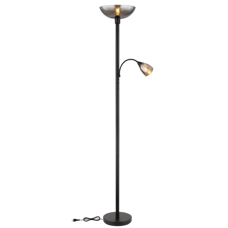 BLADEFloor lamp metal black matt, 1x E27