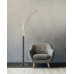 BIZZYFloor lamp metal black matt, LED