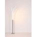 BIZZYFloor lamp metal nickel matt, LED