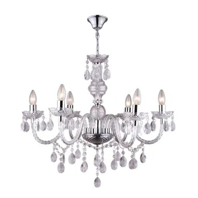 CUIMBRA Ichandelier metal chromed, 6x E14