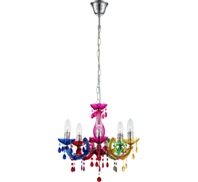 CUIMBRA IIchandelier metal chromed, 5x E14