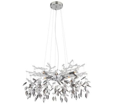 DANNAchandelier metal chromed, 8x G9