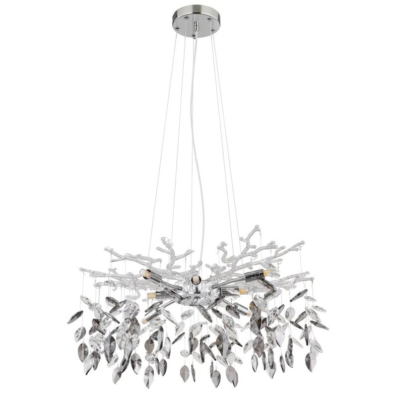 DANNAchandelier metal chromed, 8x G9