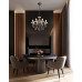 CAMILAchandelier metal gunmetal, 8x E14