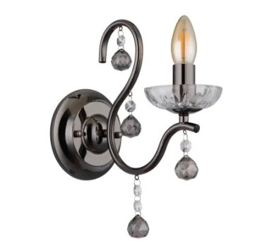 CAMILAwall light metal gunmetal, 1x E14