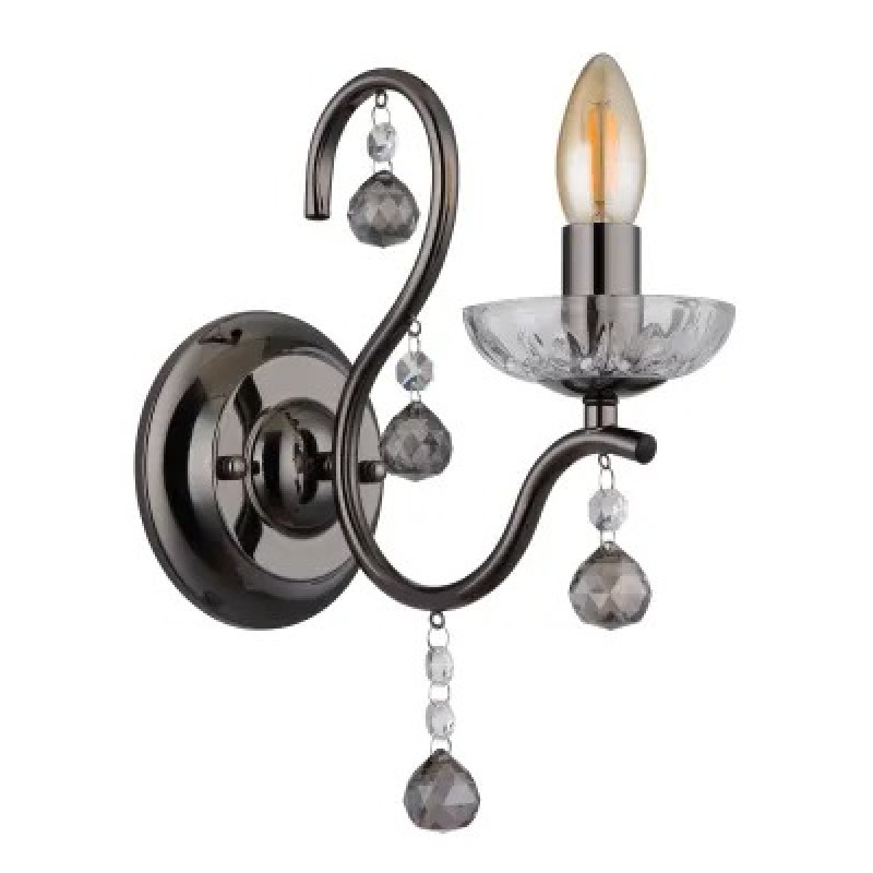 CAMILAwall light metal gunmetal, 1x E14