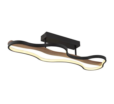 BEZZYceiling light metal black matt, LED