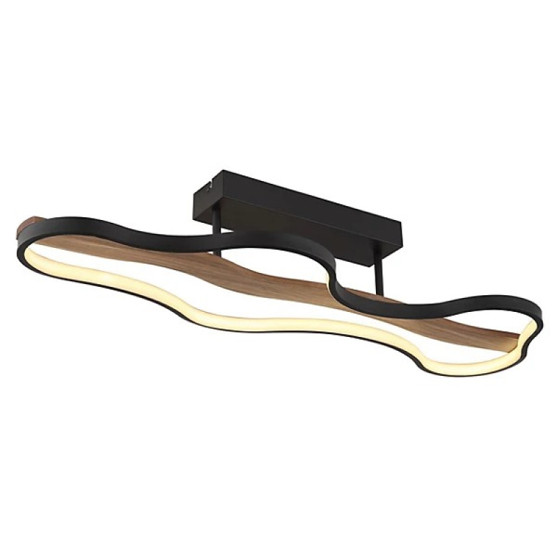 BEZZYceiling light metal black matt, LED
