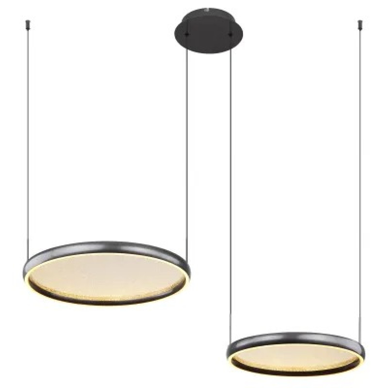 BRIGGSpendant lamp metal black matt, LED