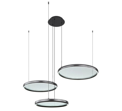 BRIGGSpendant lamp metal black matt, LED