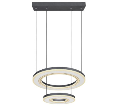 BLASIUSpendant lamp metal black, LED