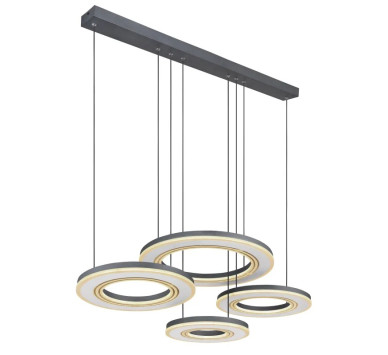 BLASIUSpendant lamp metal black, LED
