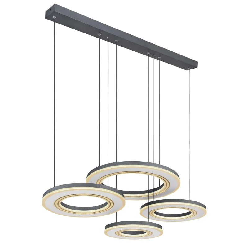 BLASIUSpendant lamp metal black, LED