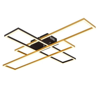 DAKARIceiling light metal black matt, LED