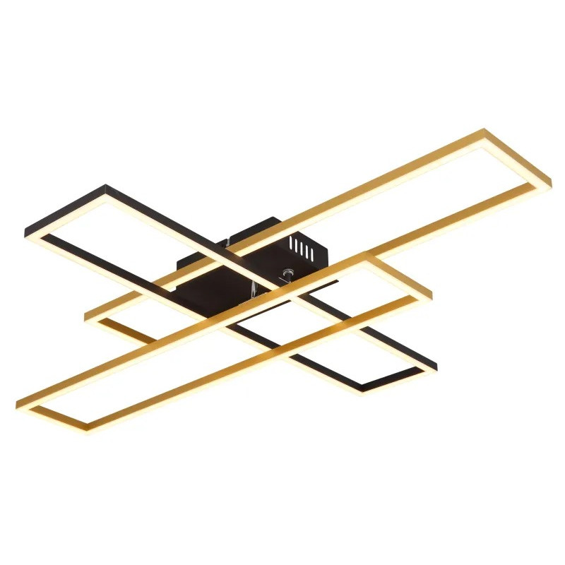 DAKARIceiling light metal black matt, LED