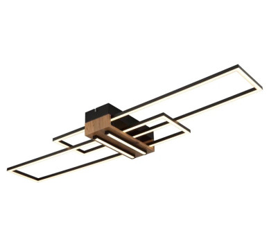 DAKARI ceiling light metal black matt, LED