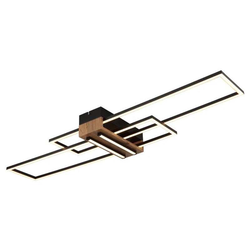 DAKARI ceiling light metal black matt, LED