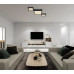 BURKHARDceiling light metal black matt, LED